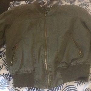 a “bomer” jacket